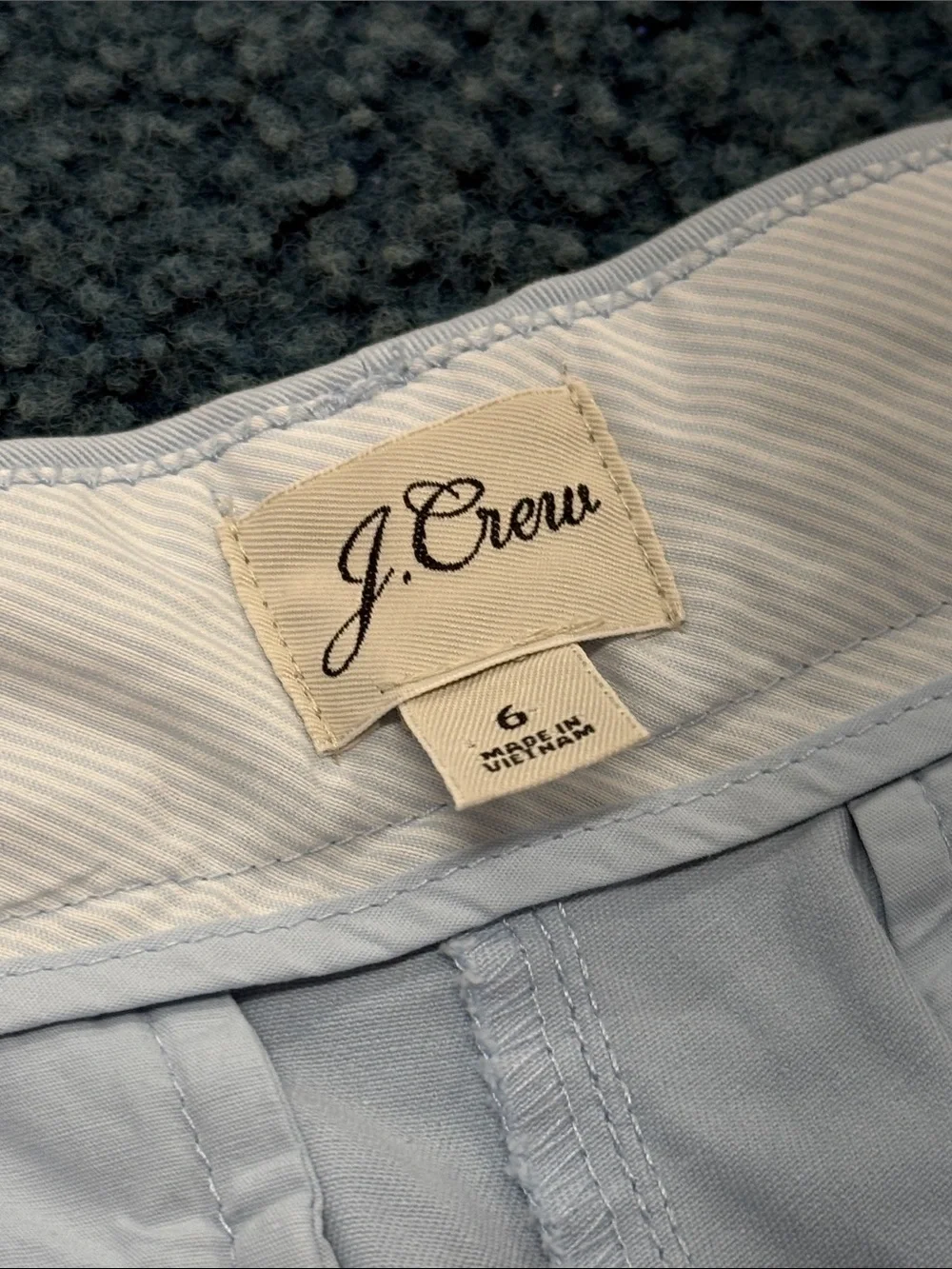 J. Crew Light Blue Women's Bermuda Shorts